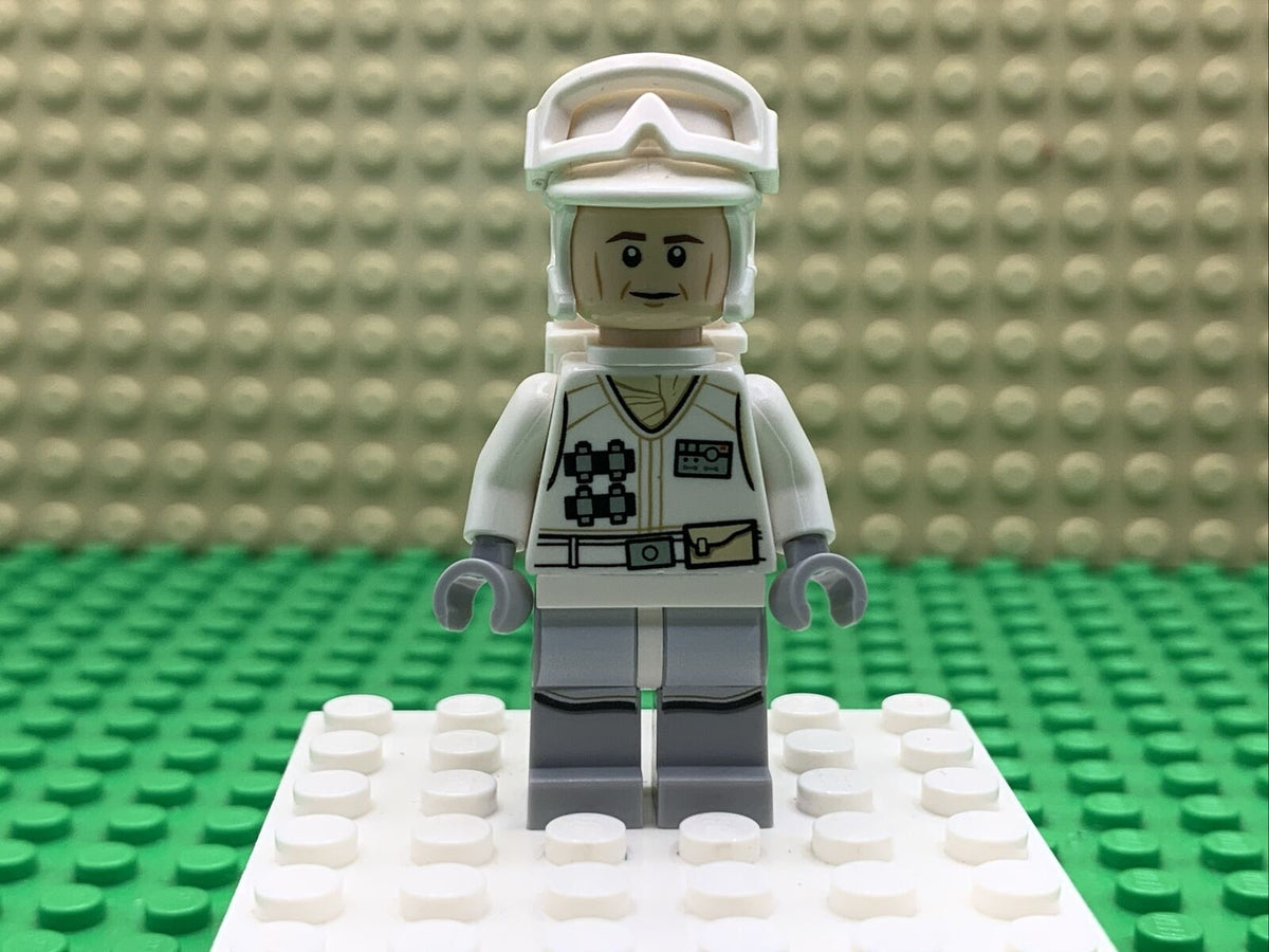 LEGO Star Wars Hoth Rebel Trooper Minifigure White Uniform 75098 sw0678